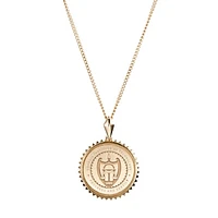 Kyle Cavan  Georgia Tech Yellow Jackets Gold Sunburst Necklace