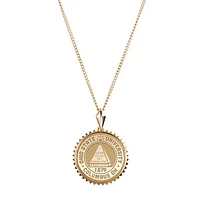 Kyle Cavan  Ohio State Buckeyes Gold Sunburst Necklace