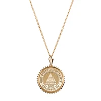 Kyle Cavan  Ohio State Buckeyes Gold Sunburst Necklace