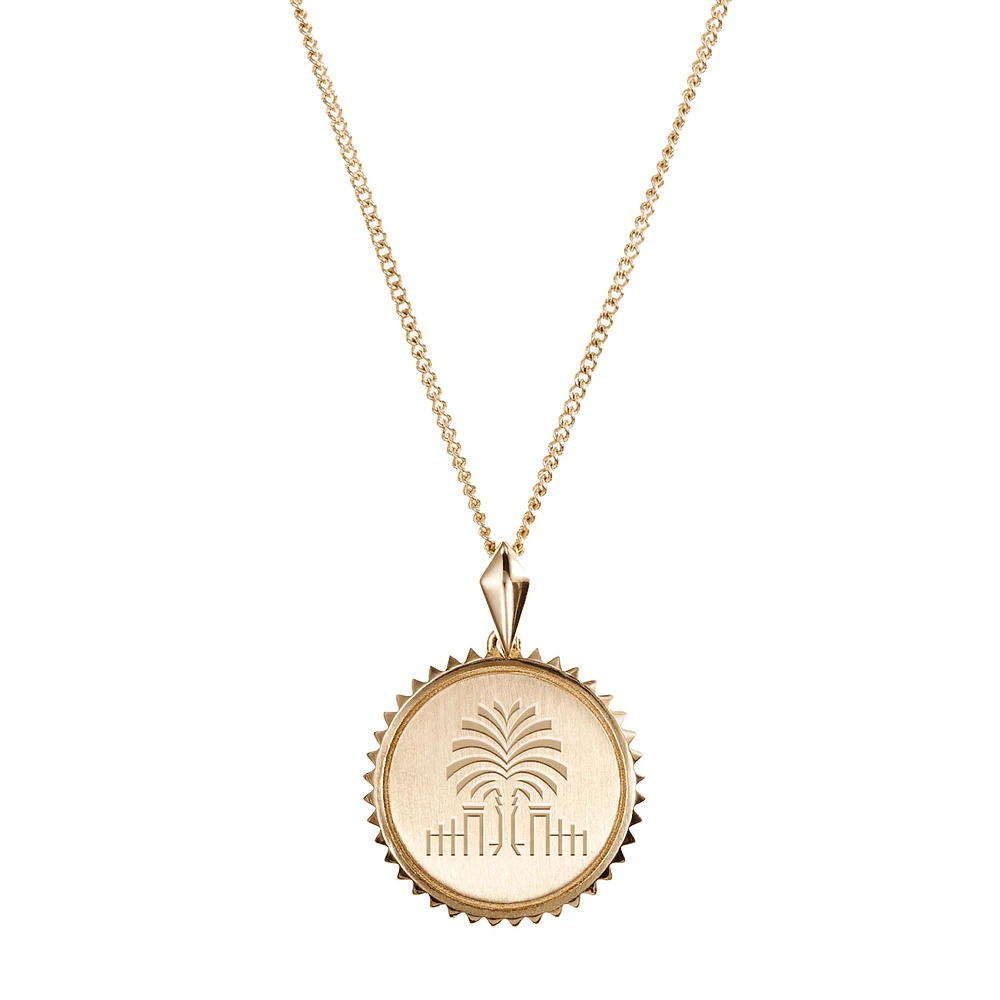 Kyle Cavan South Carolina Gamecocks Gold Sunburst Necklace