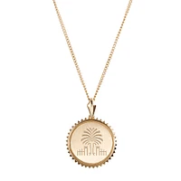 Kyle Cavan  South Carolina Gamecocks Gold Sunburst Necklace