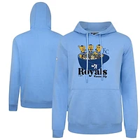 Men's Levelwear  Light Blue Kansas City Royals Podium Ballpark Food Pullover Hoodie