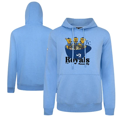 Men's Levelwear  Light Blue Kansas City Royals Podium Ballpark Food Pullover Hoodie