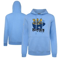 Men's Levelwear  Light Blue Kansas City Royals Podium Ballpark Food Pullover Hoodie
