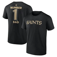 Men's Black New Orleans Saints Dad Jersey T-Shirt