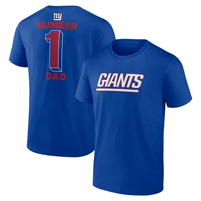 Men's Royal New York Giants Dad Jersey T-Shirt
