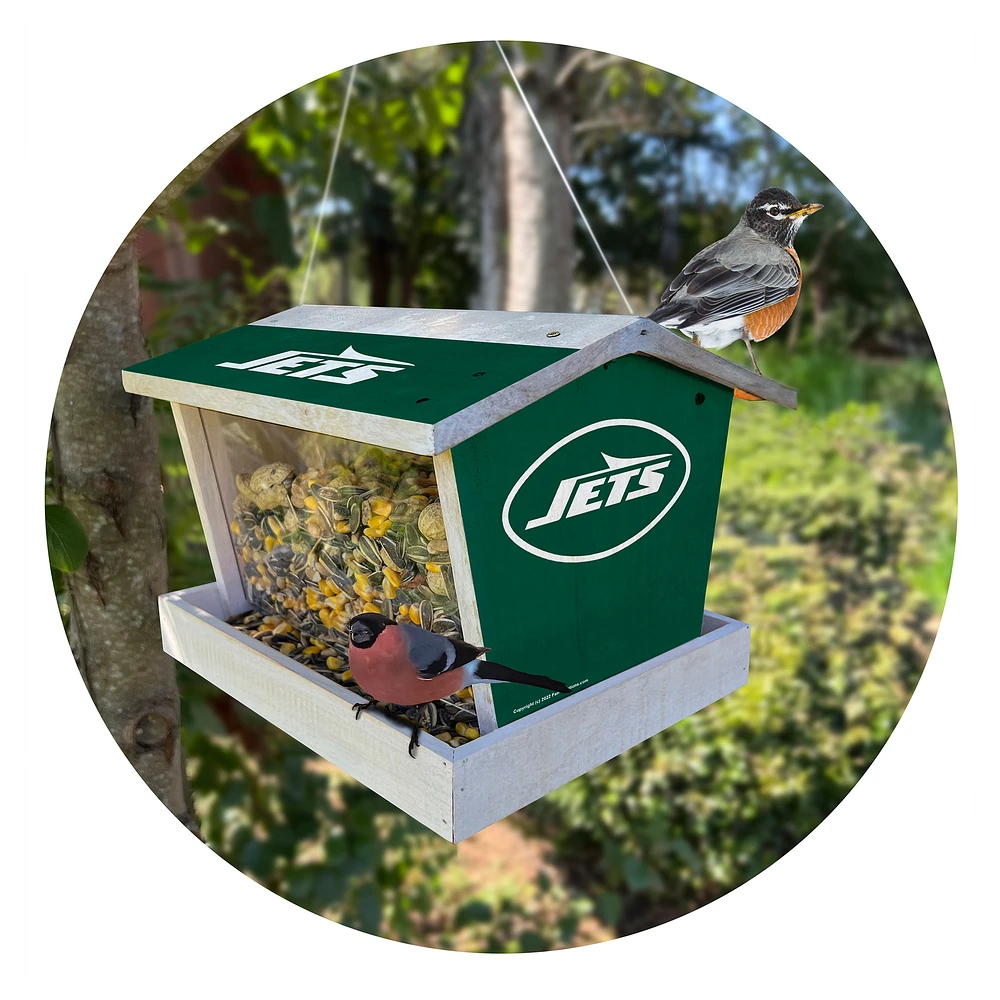 New York Jets Team Pride Bird Feeder