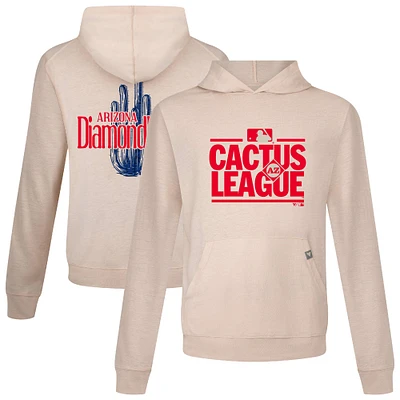 Men's Levelwear Khaki Arizona Diamondbacks 2025 Spring Training Relay Pullover Hoodie