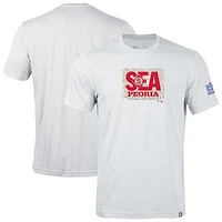 Men's Levelwear White Seattle Mariners 2025 Spring Training Thrive Tri-Blend T-Shirt