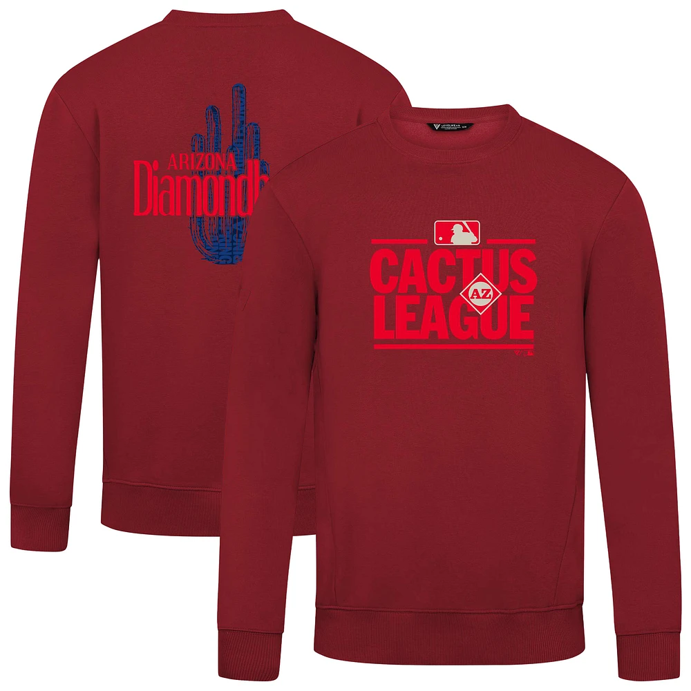 Men's Levelwear Arizona Diamondbacks 2025 Spring Training Zane Pullover Sweatshirt