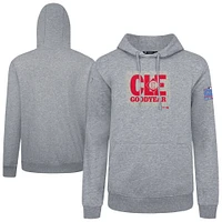 Men's Levelwear Gray Cleveland Guardians Podium Spring Training Pullover Hoodie