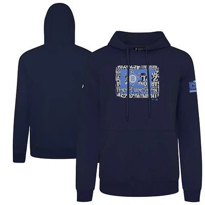 Men's Levelwear Navy Detroit Tigers Podium Spring Training Pullover Hoodie