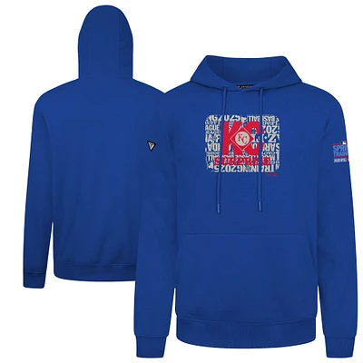 Men's Levelwear Royal Kansas City Royals Podium Spring Training Pullover Hoodie