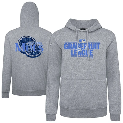 Men's Levelwear Gray New York Mets 2025 Spring Training Podium Pullover Hoodie