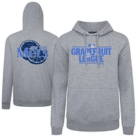 Men's Levelwear Gray New York Mets 2025 Spring Training Podium Pullover Hoodie