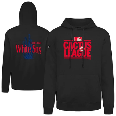 Men's Levelwear Black Chicago White Sox 2025 Spring Training Podium Pullover Hoodie