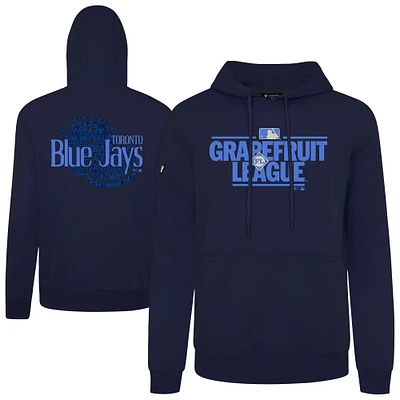 Men's Levelwear Navy Toronto Blue Jays 2025 Spring Training Podium Pullover Hoodie