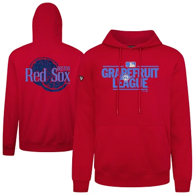 Men's Levelwear Red Boston Sox 2025 Spring Training Podium Pullover Hoodie