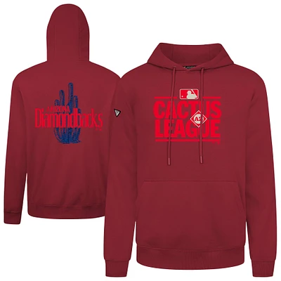 Men's Levelwear Arizona Diamondbacks 2025 Spring Training Podium Pullover Hoodie