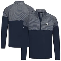 Men's Levelwear Navy New York Yankees Classic Stripes Insignia 2.0 Pullover