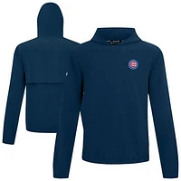 Men's Levelwear Navy Chicago Cubs Action Insignia 2.0 Pullover Hoodie