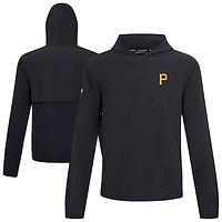 Men's Levelwear Black Pittsburgh Pirates Action Insignia 2.0 Pullover Hoodie
