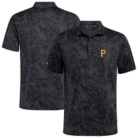 Men's Levelwear Black Pittsburgh Pirates Whisper Insignia 2.0 Polo