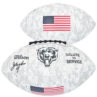 Jim McMahon Chicago Bears Autographed Wilson 2024 Salute To Service Football