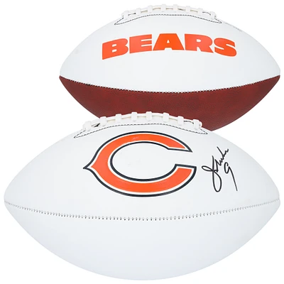 Jim McMahon Chicago Bears Autographed Franklin White Panel Football