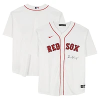 Roman Anthony Boston Red Sox Autographed White Nike Replica Jersey - Signature on Front
