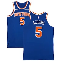 Precious Achiuwa New York Knicks Game-Used #5 Blue Nike Jersey vs. Toronto Raptors on February 4, 2025 - Size 50+4
