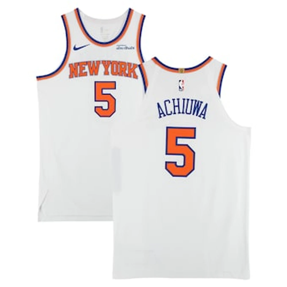 Precious Achiuwa New York Knicks Game-Used #5 White Nike Jersey vs. Indiana Pacers on February 11, 2025 - Size 50+4