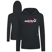 Women's Levelwear  Black USMNT Relay Pullover Hoodie