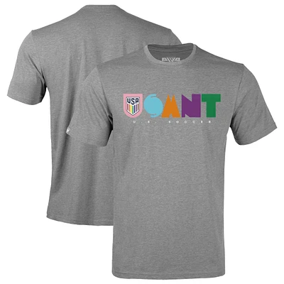Men's Levelwear Gray USMNT Richmond Full On T-Shirt