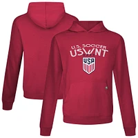 Men's Levelwear Red USWNT Relay Mission Pullover Hoodie