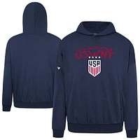 Men's Levelwear Navy USWNT Contact Mission Pullover Hoodie