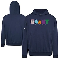 Men's Levelwear Navy USMNT Contact Full On Pullover Hoodie