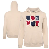 Men's Levelwear Khaki USWNT Podium Full On Pullover Hoodie