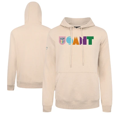 Men's Levelwear Khaki USMNT Pride Podium Full On Pullover Hoodie