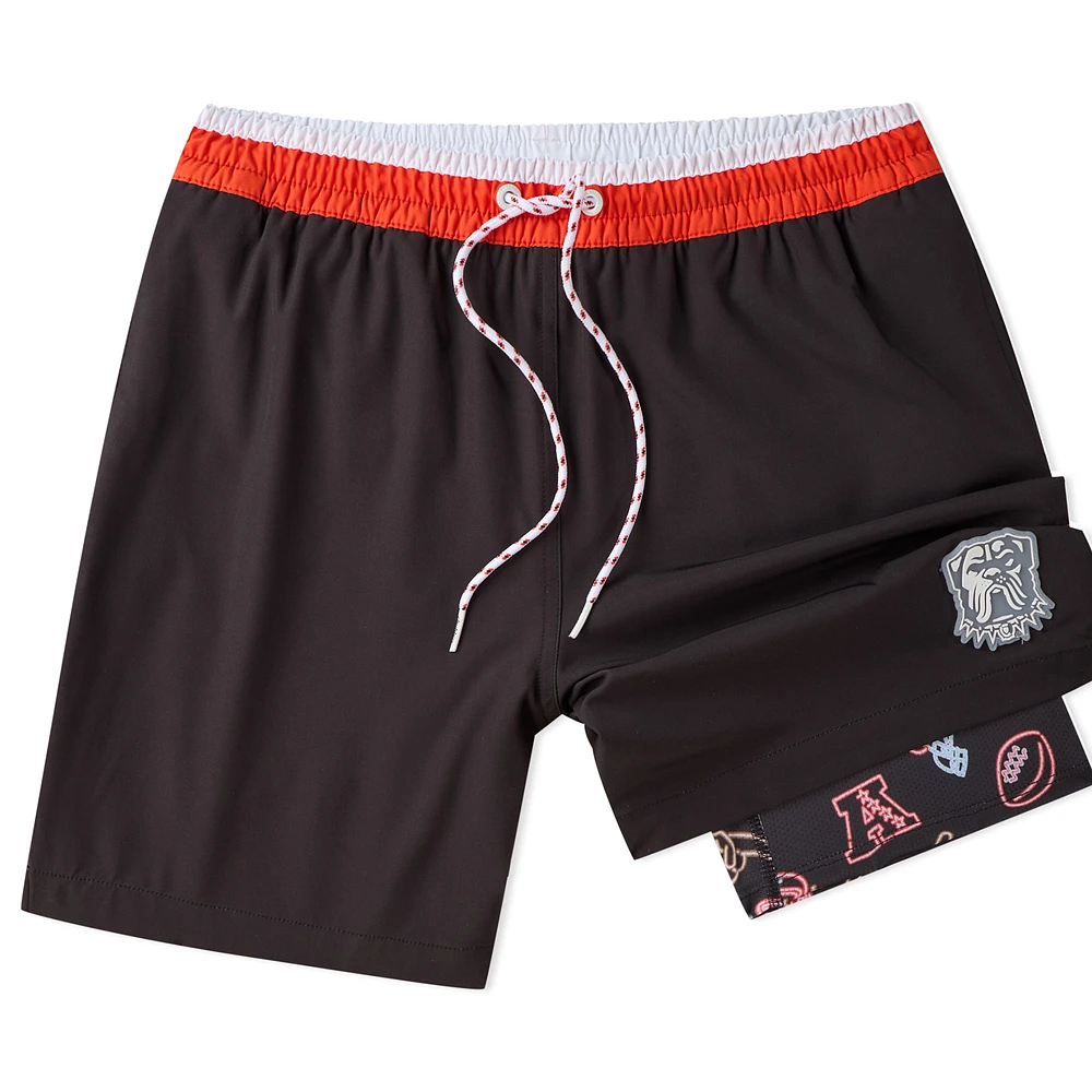 Men's Chubbies Brown Cleveland Browns 5.5" Classic Lined Swim Trunks