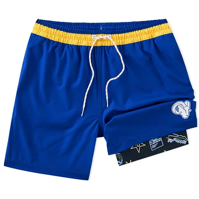 Men's Chubbies Royal Los Angeles Rams 5.5" Classic Lined Swim Trunks