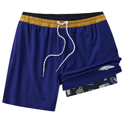 Men's Chubbies Purple Baltimore Ravens 5.5" Classic Lined Swim Trunks
