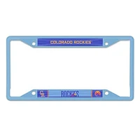 WinCraft Colorado Rockies 2025 City Connect Laser Cut Metal License Plate Frame
