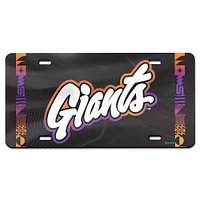 WinCraft San Francisco Giants 2025 City Connect Laser Cut Metallic Acrylic License Plate