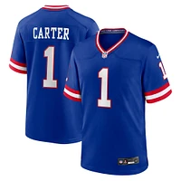 Men's Nike Abdul Carter Royal New York Giants First Round Pick 2nd Alternate Game Jersey
