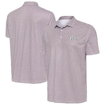 Men's Antigua White Pitt Panthers Star Polo