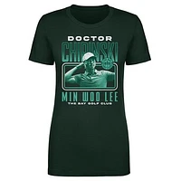 Women's 500 Level Min Woo Lee Forest Green TGL The Bay Golf Club Dr. Chipinski T-Shirt