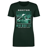 Women's 500 Level Min Woo Lee Forest Green TGL The Bay Golf Club Dr. Chipinski T-Shirt