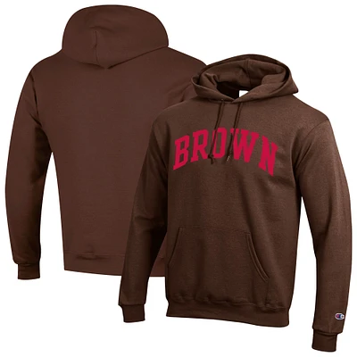 Men's Champion  Brown Bears Basic Arch Fleece Pullover Hoodie