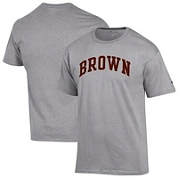 Men's Champion  Heather Gray Brown Bears Basic Arch T-Shirt